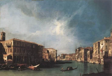 Le Grand Canal depuis le Rialto vers le nord